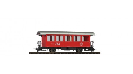 Bemo 3239 587 Zweiachser "Steam Pub" für den Dampfzug der DFB