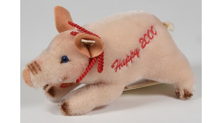 Steiff 033278 Happy Schwein 2000 Millenium