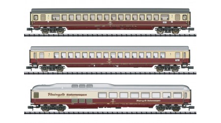 Minitrix 18715 3-teiliges Set Schnellzugwagen "Sonder-TEE" der DB - Spur N