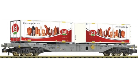 Fleischmann 865243 Containertragwagen, Gattung Sgns, der Ahaus Alstätter Eisenbahn (AAE)