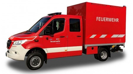 Herpa 949248 Mercedes-Benz Sprinter Koffer "Regio Feuerwehr Lenzburg"