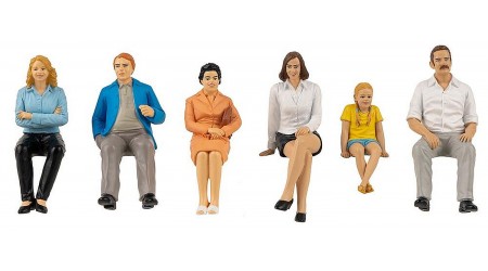 Pola 331508 Sitzende Figuren (6 Personen)