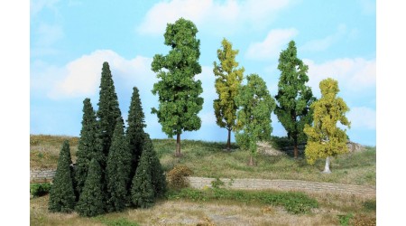 Heki 1962, Miniwald-Set 40 Bäume und Tannen 5-18 cm