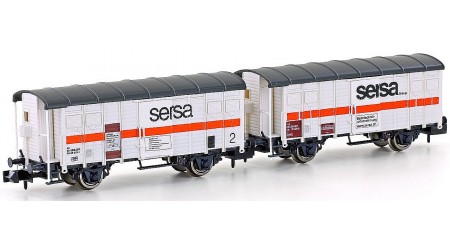Kato/Hobbytrain 24253 Bahnbauwagen-Set K3 "Sersa"