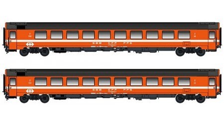 Kato/Hobbytrain 25501 Personenwagen-Set Bpm der SBB