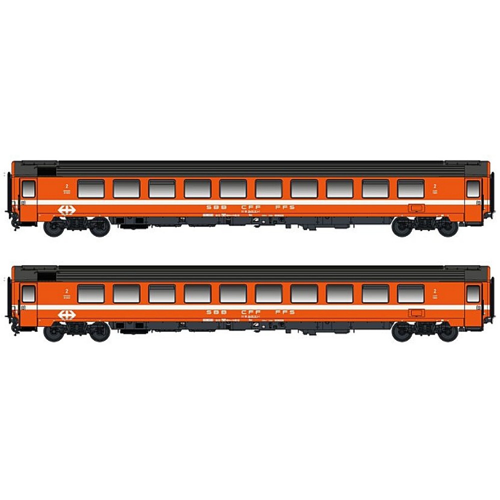 Kato/Hobbytrain 25501 Personenwagen-Set Bpm Der SBB