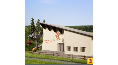 Brawa 6343 Gebäude-Bausatz Hahnenkammbahn