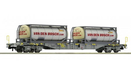Roco 77347 Containerwagen der PKP - Container "Van den Bosch"