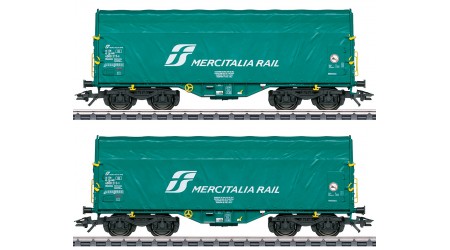 Märklin 47228 Schiebeplanenwagen-Set "Mercitalia Rail"