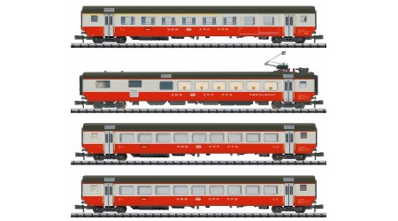 Minitrix 18720 Schnellzugwagen-Set "Swiss Express" SBB Teil 1