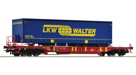 Roco 76233 Taschenwagen T3 DB AG, mit LKW Walter