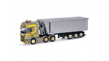 Herpa 318471 Scania CR 20 HD Stöffelliner-Sattelzug "Dornbierer"