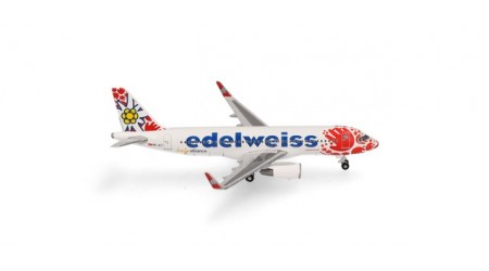 Herpa 537650 Edelweiss Air Airbus A320 "Help Alliance"