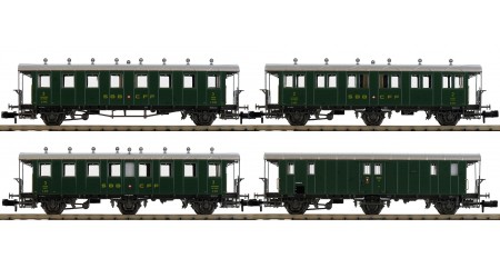 Piko 94342 Oldtimer-Wagenset SBB - Spur N