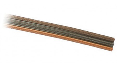 Brawa 3179 Flachbandkabel 3-adrig, schwarz/braun/braun, 0,14 mm²