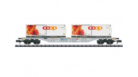 Minitrix 15491 Containertragwagen "coop®"