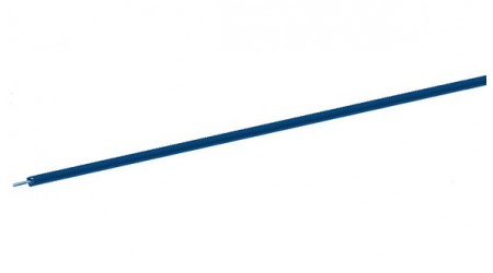 Roco 10636 - 1 poliges Kabel blau, Leiterquerschnitt 0,2 mm². Länge 10 m
