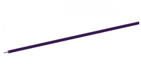 Roco 10637 - 1 poliges Kabel violett, Leiterquerschnitt 0,2 mm². Länge 10 m