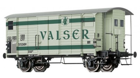 Brawa 67854 Gedeckter Güterwagen K2 "VALSER" der SBB - Spur N