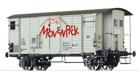 Brawa 67858 Gedeckter Güterwagen K2 "Mövenpick" der SBB - Spur N