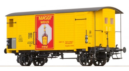 Brawa 67859 Gedeckter Güterwagen K2 "MAGGI" der SBB - Spur N