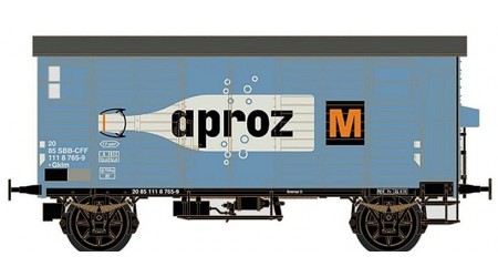 Brawa 67869 Gedeckter Güterwagen K2 "APROZ" der SBB - Spur N