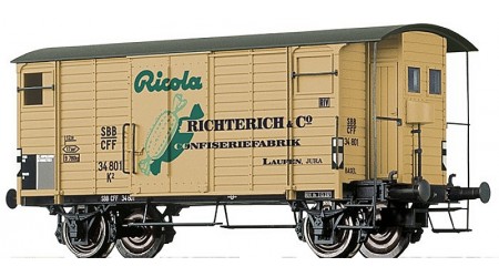 Brawa 67860 Gedeckter Güterwagen K2 „Ricola" der SBB - Spur N