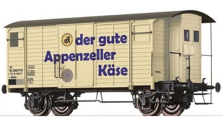 Brawa 67863 Gedeckter Güterwagen K2 "Appenzeller Käse" der SBB - Spur N
