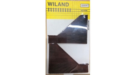 Wiland 836067 Mauerplatte, Spur H0 / H0m, (2 Stück)