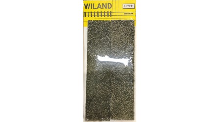 Wiland 837249 Mauerplatte, Spur H0 / H0m, (2 Stück)